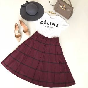 Banana Republic Pleated Skirt Size 6